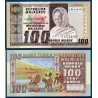 Madagascar P.63, Neuf, Billet de 100 ariary 1974-1975 Rizière