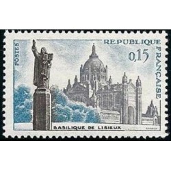 Timbre France Yvert No 1268 Basilique de Lisieux