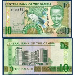 Gambie Pick N°26a, Billet de banque de 10 Dalasis 2006