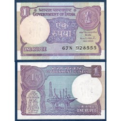 Inde Pick N°78Aj, Billet de banque de 1 Ruppe 1994 B