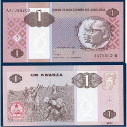 Angola Pick N°143, Billet de banque de 1 Kwanza 1999