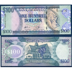 Guyana Pick N°36b, Billet de banque de 100 Dollars 2009