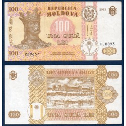 Moldavie Pick N°15c, Billet de Banque de 100 Lei 2013