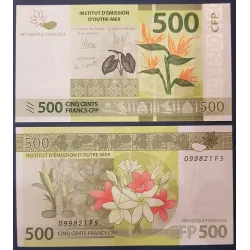 Polynésie Française Pick N°5, Billet de banque de 500 Francs 2014