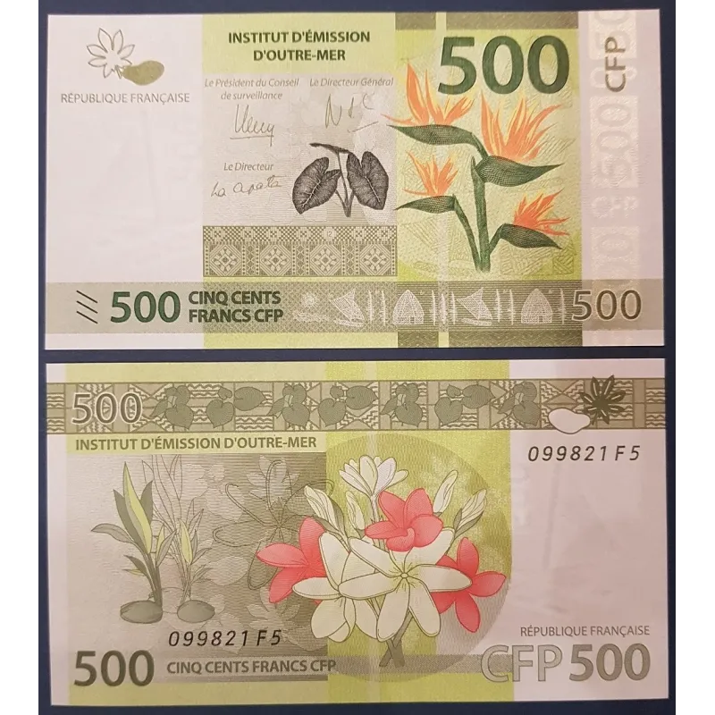 Polynésie Française Pick N°5, Billet de banque de 500 Francs 2014