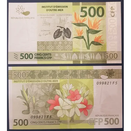 Polynésie Française Pick N°5, Billet de banque de 500 Francs 2014