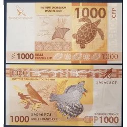 Polynésie Française Pick N°6, Billet de banque de 1000 Francs 2014