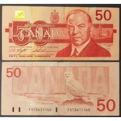 Canada Pick N°98c, Billet de banque de 50 dollar 1988
