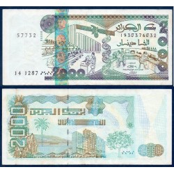 Algérie Pick N°144, Billet de banque de 2000 dinar 2007