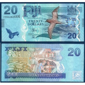 Fidji Pick N°117, Billet de banque de 20 Dollars 2012
