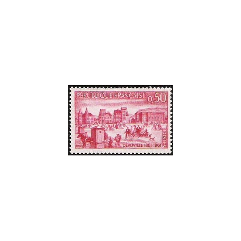 Timbre France Yvert No 1294 Deauville, le centenaire