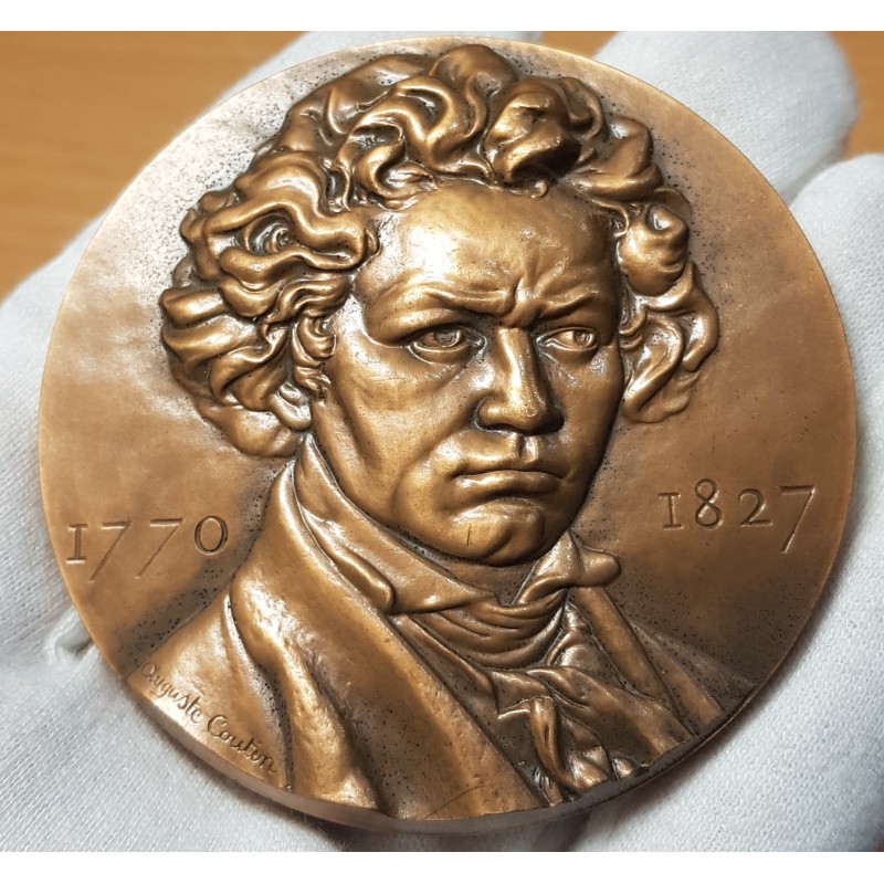 Médaille Beethoven , Coutin 1978 poinçon Corne