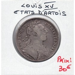 Jeton Louis XV etats d'ARtois argent, non daté