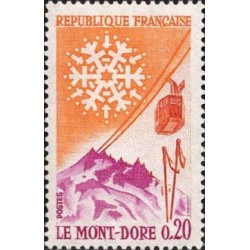 Timbre France Yvert No 1306 Le Mont Dore