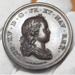 Medailles Louis XV Regence de Philippe d'Orleans, Le Blanc 1715 bronze