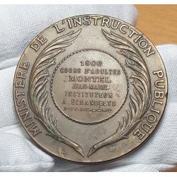 Médaille cours d'adulte , Dubois 1906 sans poincon