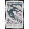 Timbre France Yvert No 1327 Chamonix, championnat du monde de ski