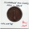 Medaille Hommage aux Lillois, Lecomte 1792-1845 sans poinçon
