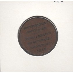 Medaille Ledru Rolin, B-C 1848 sans poinçon