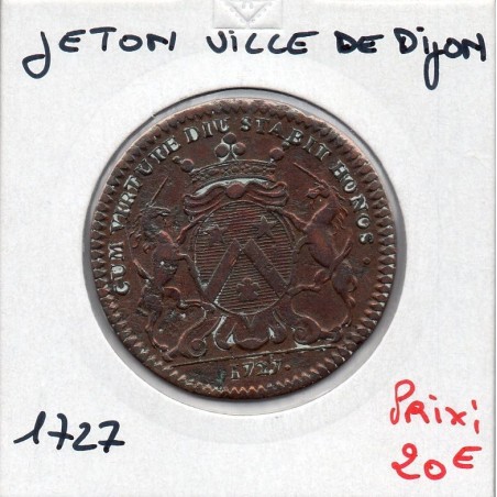 Jeton Ville de Dijon Bronze, 1727