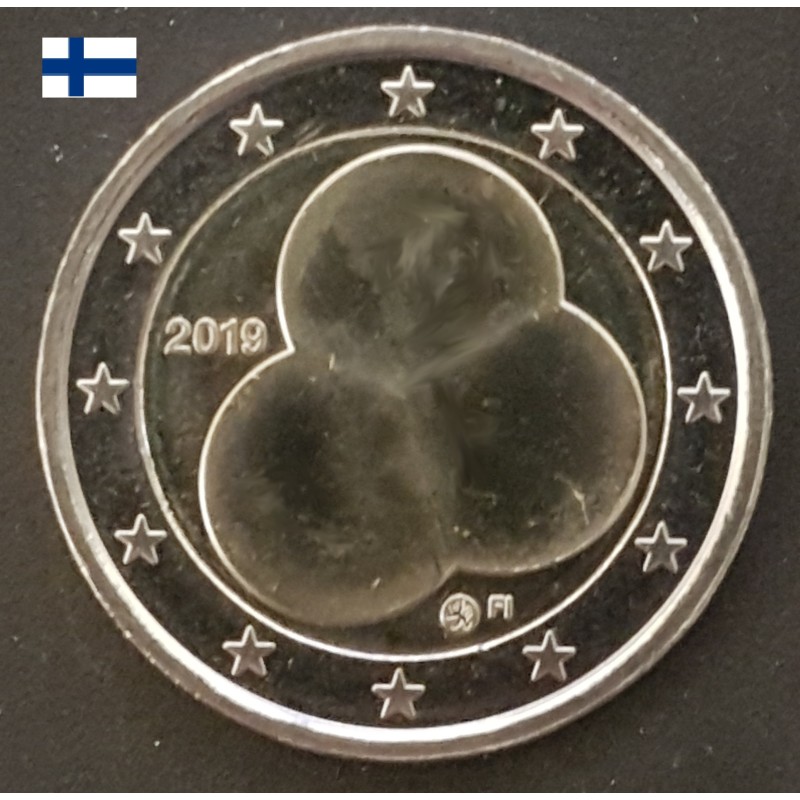 2 euros commémoratives Finlande 2019 constitution de la finlande pieces de monnaie €