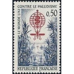 Timbre France Yvert No 1338 Eradication du paludisme