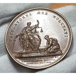 Medaille Louis XIV Clémence du roi, Mauger 1669 bronze
