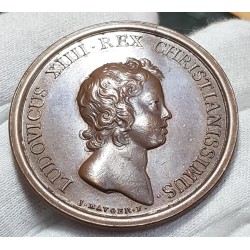 Medaille Louis XIV Regence d'Anne d'Autriche, Mauger 1643 bronze