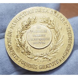 Médaille Ministère de la guerre Cupronickel, Dupuis début 20eme