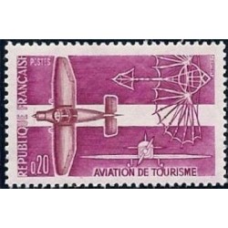 Timbre France Yvert No 1341 Aviation légère et sportive