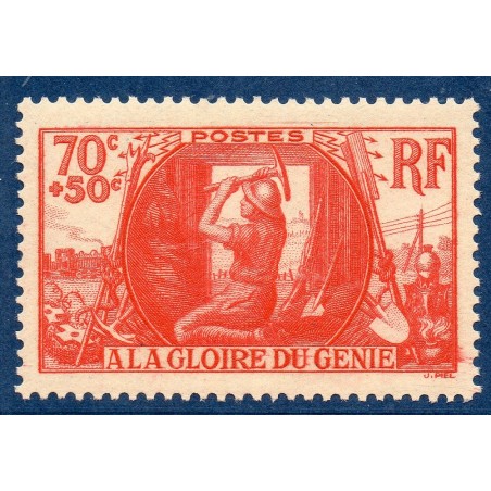 Timbre France Yvert No 423 Genie militaire neuf **
