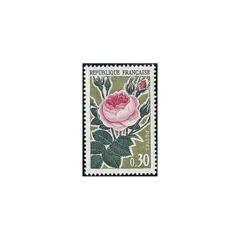Timbre France Yvert No 1357 Roses