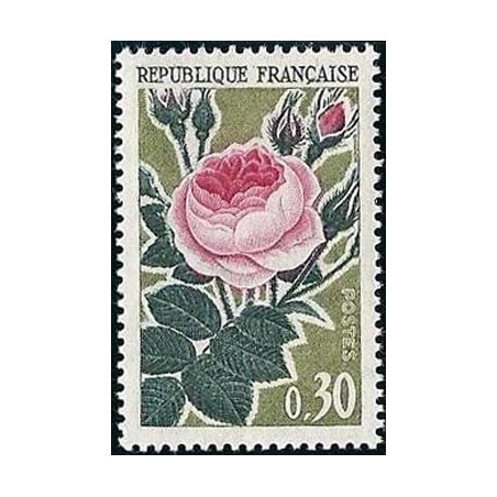 Timbre France Yvert No 1357 Roses