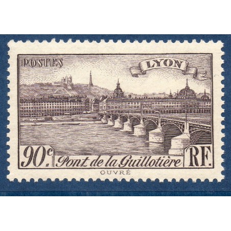 Timbre France Yvert No 450 Pont de la Guillotière à Lyon neuf **