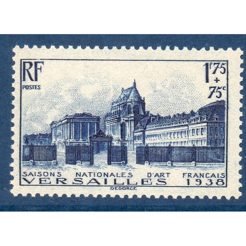 Timbre France Yvert No 379 chateau de Versaille neuf **