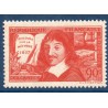 Timbre France Yvert No 341 Descartes, Discours sur la méthode neuf **