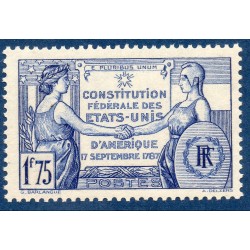 Timbre France Yvert No 357 Constitution des états unis **