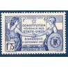 Timbre France Yvert No 357 Constitution des états unis **