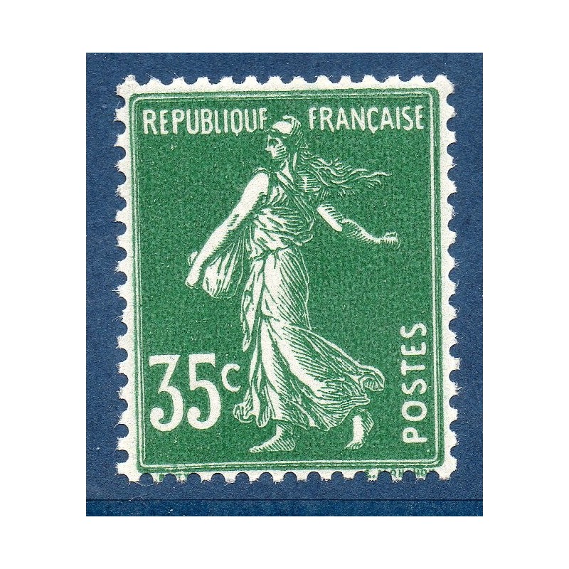 Timbre France Yvert No 361 Type Seumeuse fond plein **