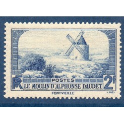 Timbre France Yvert No 311 Moulin d'Alphonse Daudet neuf **