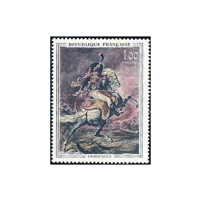 Timbre France Yvert No 1365 Tableau de Géricault