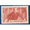 Timbre France Yvert No 318 Jean Jaurès neuf **