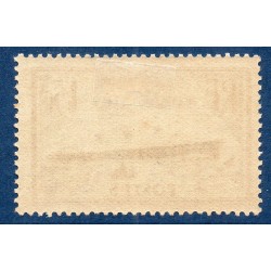 Timbre France Yvert No 300 Paquebot Normandie Bleu Ciel neuf * avec charnière