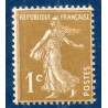 Timbre France Yvert No 277A Semeuse Fond plein bistre olive neuf **