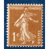 Timbre France Yvert No 277B Semeuse Fond plein bistre brun neuf **