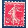 Timbre France Yvert No 278B Semeuse fond plein Rose neuf **