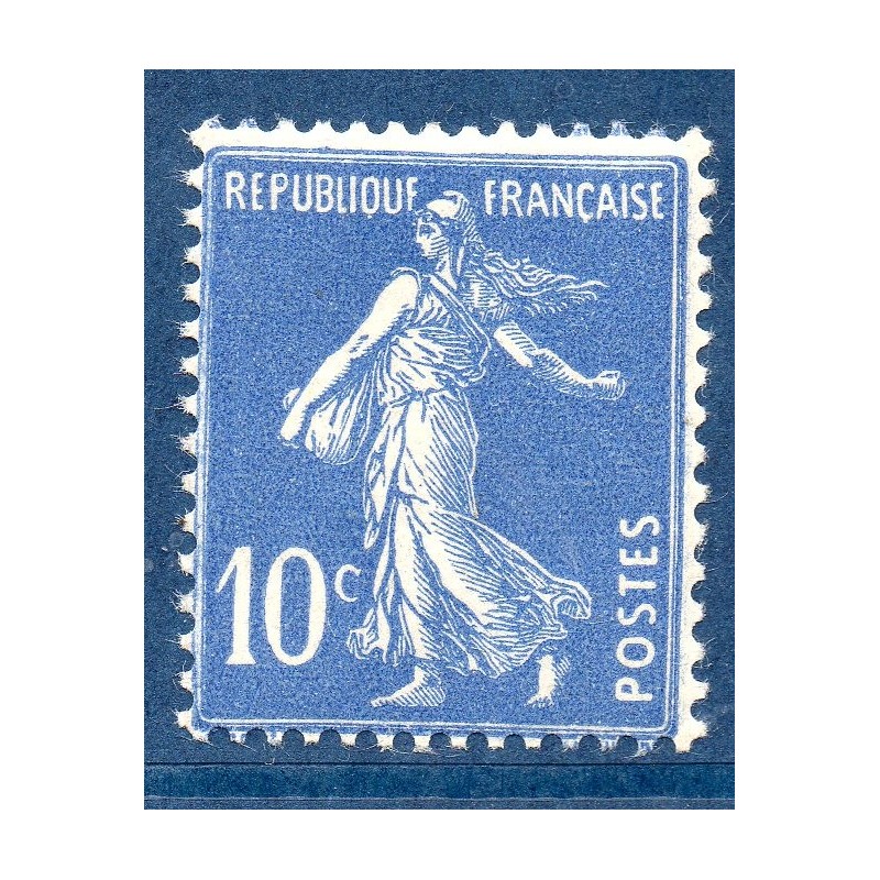 Timbre France Yvert No 279 Semeuse fond plein Outremer neuf **