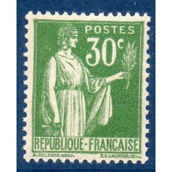 Timbre France Yvert No 280 Type paix vert neuf **