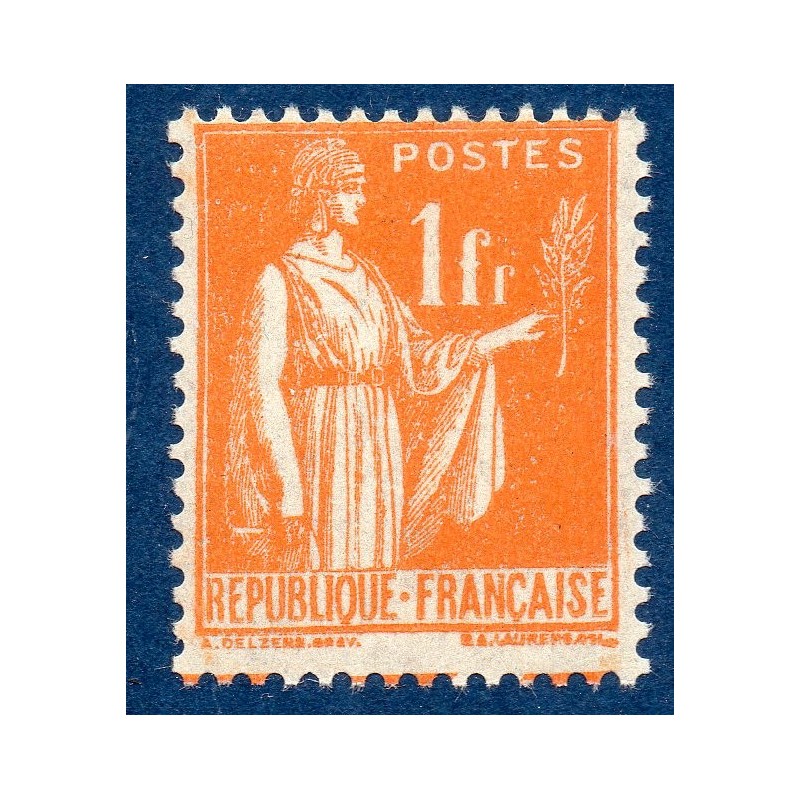 Timbre France Yvert No 286 Type paix Orange neuf **