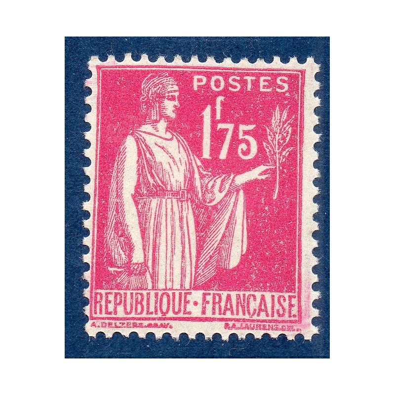 Timbre France Yvert No 289 Type paix Rose lilas neuf **